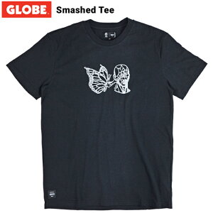 GLOBE �O���[�u T�V���c Smashed Tee ���� �J�b�g�\�[ �g�b�v�X �����Y M-XL �u���b�N GB02330000 �y�P�i�w���̏ꍇ�̓��[���֔����z�y�o�[�Q���z
