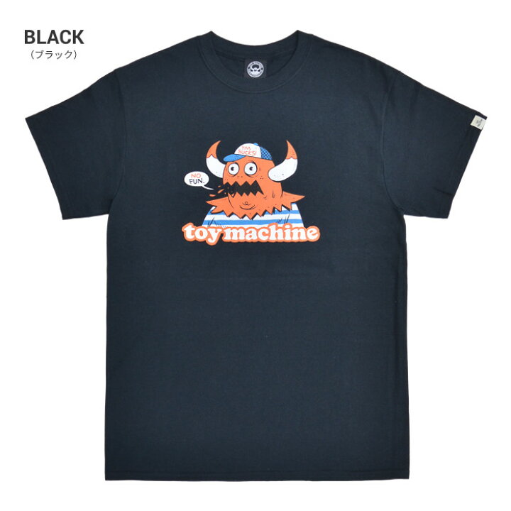 TOY MACHINE トイマシーン Tシャツ TM PAINT NO FUN T-SHIRTS 半袖 カットソー トップス メンズ M-XL ブラック ホワイト TMSBST45 単品購入の場合はメール便発送 Slow time life