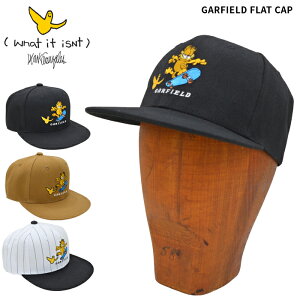 (What it isNt) ART BY MARK GONZALES × GARFIELD �L���b�v �X�q �X�i�b�v�o�b�N�L���b�v 6-PANEL CAP 6�p�l���L���b�v �}�[�N�S���U���X �K�[�t�B�[���h 2H9-13161