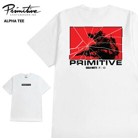 【割引クーポン配布中】 PRIMITIVE × CALL OF DUTY プリミティブ × コールオブデューティ Tシャツ ALPHA S/S TEE 半袖 カットソー トップス メンズ M-XL ホワイト 【単品購入の場合はネコポス便発送】