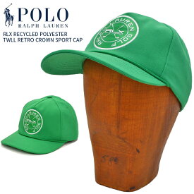 【割引クーポン配布中】 RLX GOLF Ralph Lauren アールエルエックス ゴルフ ラルフローレン キャップ 5-PANEL SPORT CAP ロゴパッチ 5パネルキャップ スナップバックキャップ グリーン POLO GOLF