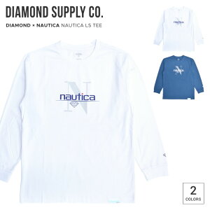 DIAMOND SUPPLY Co. �_�C�������h �T�v���C × NAUTICA �m�[�e�B�J ����T NAUTICA L/S TEE ���� �J�b�g�\�[ �g�b�v�X �����Y S-XL �l�C�r�[ �z���C�g C20DMPC404S �y�P�i�w���̏ꍇ�̓��[���֔����z�y�o�[�Q��