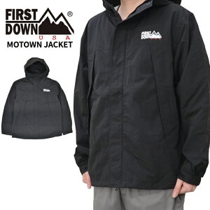 �y�����N�[�|���z�z���z FIRST DOWN USA �t�@�[�X�g�_�E�� �W���P�b�g MOTOWN JACKET TASLAN NYLON ���[�^�E���W���P�b�g �^�X�����i�C���� �i�C�����W���P�b�g �A�E�^�[ �u���]�� �����Y M-XL �u���b�N F