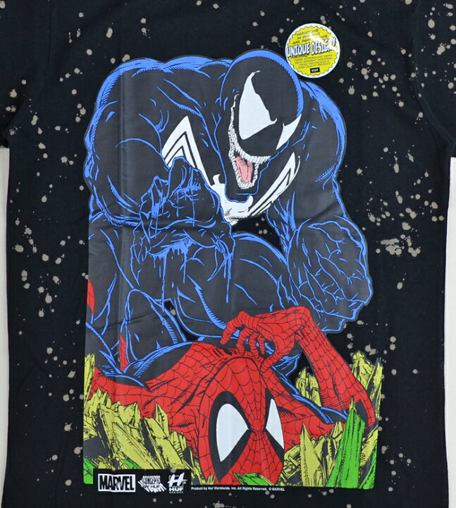 楽天市場】HUF × SPIDER-MAN ハフ × スパイダーマン Tシャツ VENOM IS 