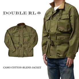 【割引クーポン配布中】 RRL ダブルアールエル Ralph Lauren ラルフローレン CAMO COTTON BLEND JACKET カモ コットンブレンド ジャケット ミリタリージャケット 迷彩柄 メンズ アウター 【バーゲン】