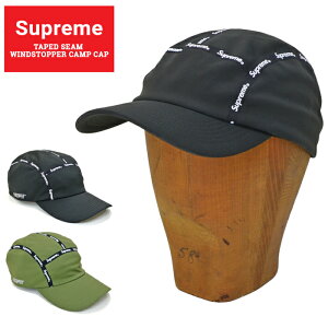 Supreme �V���v���[�� �L�����v �L���b�v TAPED SEAM WINDSTOPPER CAMP CAP 5�p�l���L���b�v �X�q �S�A�E�C���h�X�g�b�p�[ �u���b�N �I���[�u SUPREME 20AW