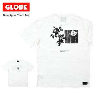 GLOBE �O���[�u T�V���c Dion Agius Thorn Tee ���� �J�b�g�\�[ �g�b�v�X �����Y S-XL �z���C�g �y�P�i�w���̏ꍇ�̓��[���֔����z�y�N���A�����X�z