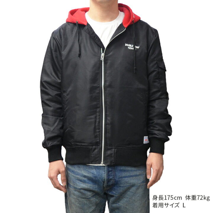 楽天市場】DOUBLE STEAL ダブルスティール HOOD MA-1 JACKET ナイロン 
