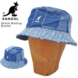 【割引クーポン配布中】 KANGOL カンゴール ハット Denim Mashup Bucket Hat デニム バケットハット キャップ 231069623