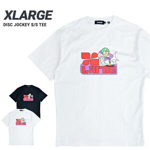 �y�����N�[�|���z�z���z XLARGE �G�N�X�g�����[�W T�V���c DISC JOCKEY S/S TEE ���� �J�b�g�\�[ �g�b�v�X �����Y M-XL �u���b�N �z���C�g 101214011008 �y�P�i�w���̏ꍇ�̓��[���֔����z�y�o�[�Q���z