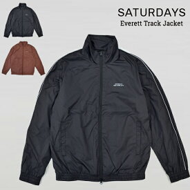 【割引クーポン配布中】 SATURDAYS NYC サタデーズ ニューヨークシティ ジャケット Everett Track Jacket トラックジャケット ナイロンジャケット ブルゾン ジャケット アウター メンズ ストリート サーフ 【バーゲン】