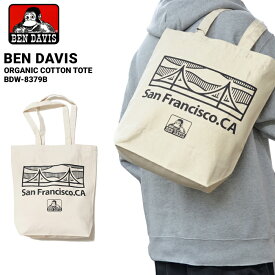 【割引クーポン配布中】 ベンデイビス キャンバス トートバッグ BEN DAVIS ORGANIC CANVAS TOTE BAG 鞄 エコバッグ BDW-8379B bendavis 【ネコポス便発送で送料無料】