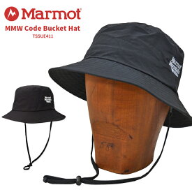 【割引クーポン配布中】 マーモット ハット MARMOT MMW CODE BUCKET HAT CAP マーモット マウンテンワークス コード バケットハット 帽子 TSSUE411 【単品購入の場合はネコポス便発送】