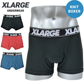 【割引クーポン配布中】 エクストララージ ボクサーパンツ アンダーウェア ロゴ 無地 XLARGE UNDERWEAR 下着 インナー ショーツ メンズ M-XL ブラック ネイビー レッド 80246500 【ネコポス対応可】