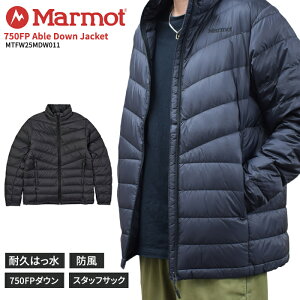MARMOT }[bg WPbg 750FP ABLE DOWN JACKET 750tBp[GCu_EWPbg AE^[ u] Y M-XL ubN MTFW25MDW011