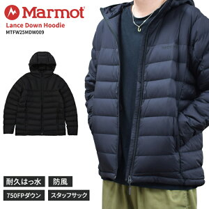 MARMOT }[bg WPbg LANCE DOWN HOODIE JACKET X_Et[fB[ WPbg AE^[ u] Y M-XL ubN MTFW25MDW009