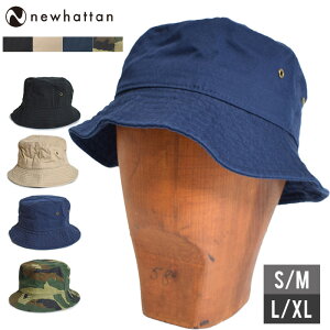 �j���[�n�b�^�� �o�P�b�g�n�b�g 1500 NEWHATTAN Bucket Hat Cap �X�q �y���[���֔����ő��������z