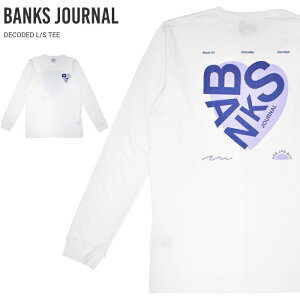 BANKS JOURNAL �o���N�X �W���[�i�� ����T DECODED L/S T-SHIRT TEE ���� T�V���c �g�b�v�X �J�b�g�\�[ �����Y �I�t�z���C�g WSMU0022 �y�P�i�w���̏ꍇ�̓��[���֔����z�y�o�[�Q���z