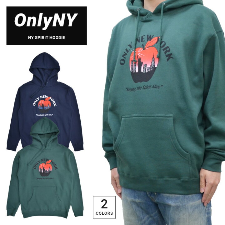 楽天市場】ONLY NY オンリーニューヨーク パーカー NY SPIRIT HOODIE 
