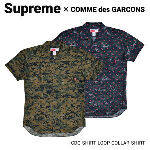 SUPREME×COMME des GARCONS �V���v���[��×�R���f�M�����\�� CDG SHIRT LOOP COLLAR SHIRT �V���c �J���� �R���{ �����yRCP�z�y�o�[�Q���z