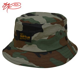【割引クーポン配布中】 SSUR PLUS / サープラス Woodland Camo Bucket Hat ハット キャップ 帽子 【単品購入の場合はネコポス便発送】【バーゲン】【RCP】