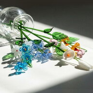 amabro アマブロ ARTIFICAL FLOWER ガラスフラワー 【オブジェ 花 フラワー おしゃれ かわいい インテリ…