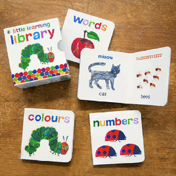 楽天市場 エリックカール はらぺこあおむし 絵本 セット 知育絵本 出産祝い かわいい えほん 英語 英語学習 エリックカール ミニ絵本 4冊セット Slowworks