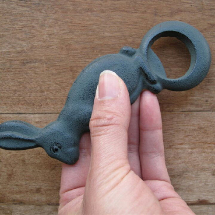 楽天市場】日本製 南部鉄器 うさぎ 栓抜き 【メール便対象品】 : slowworks