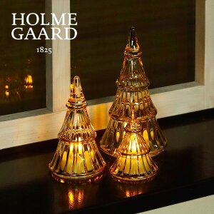 【LEDティーキャンドルプレゼント】 HOLMEGAARD クリスマス ツリー オブジェ オーナメント キャンドルホルダー 北欧 置物 飾り デンマーク HOLMEGAARD ホルムガード クリスマスツリー 【レビュー特