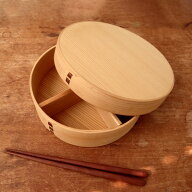 【レビュー特典付き】 曲げわっぱ 弁当箱 無塗装 博多曲物 玉樹 丸 5寸 日本製 柴田 博多 国産 曲物 まげ…