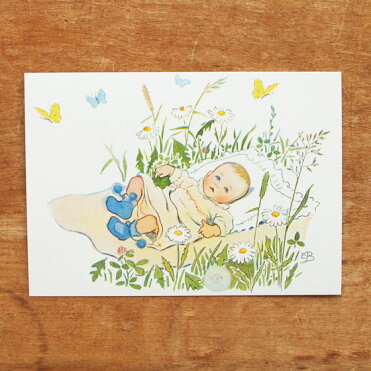 エルサベスコフ ポストカード 2枚セット ベビー 絵本作家 北欧 かわいい イラスト おしゃれ メール便対象品 Room 欲しい に出会える