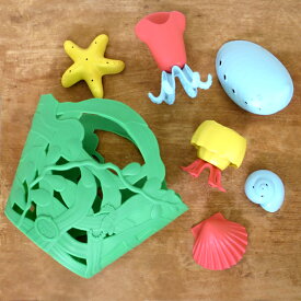 お風呂 おもちゃ 水遊び お砂場 じょうろ 出産祝い 輸入玩具 ベビー 子供 Green toys グリーントイズ バストーイ 水遊びセット
