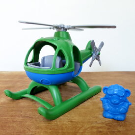 ヘリコプター おもちゃ 飛行機 水遊び お風呂遊び 乗り物 室内 外遊び 男の子 キッズ 子供 誕生日 出産祝い Green toys グリーントイズ ヘリコプター