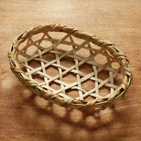 日本製 根曲竹 おしぼり入れ 【かご バスケット カゴ おにぎり ザル 収納 盆かご おしゃれ 竹細工 ケース】