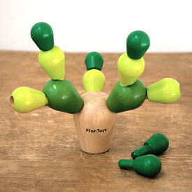 バランスゲーム おもちゃ 木製 ゲーム 知育玩具 子供 かわいい PLAN TOYS プラントイ サボテンバランスミニ