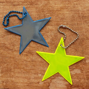 スウェーデン製 リフレクター キーホルダー グリミス 北欧 おしゃれ 大人 反射板 入学 通学 安全 スウェーデン Glimmis グリミス リフレクター スーパースター 【メール便対象品】