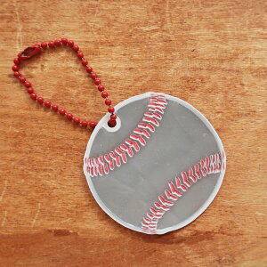 リフレクター キーホルダー グリミス おしゃれ 大人 反射板 入学 スウェーデン Glimmis グリミス リフレクター ベースボール 【メール便対象品】