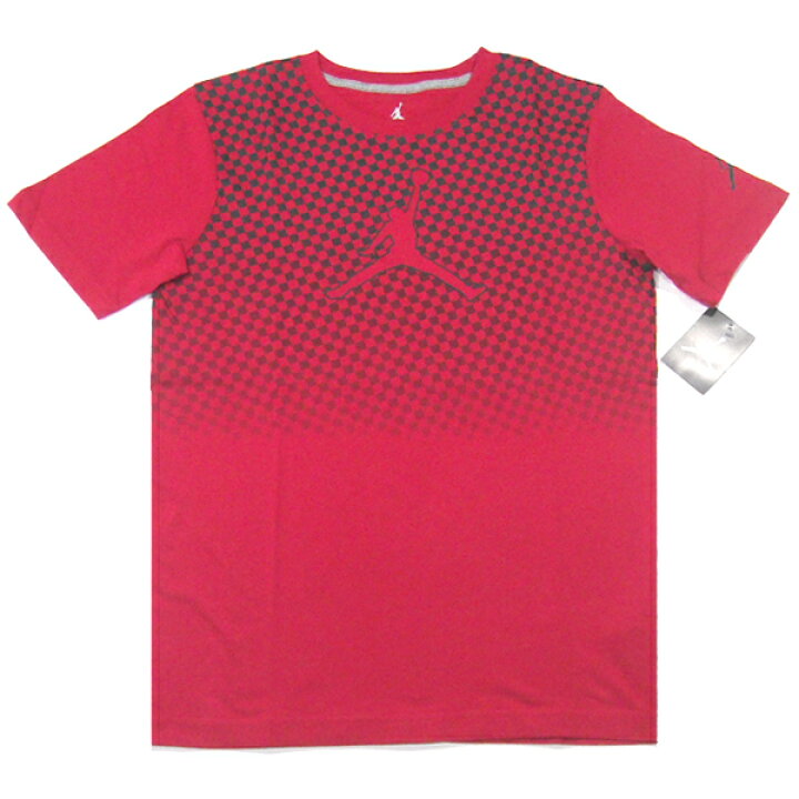 楽天市場】JORDAN【BOYSサイズ☆チェッカー柄☆両面プリント】半袖 T 