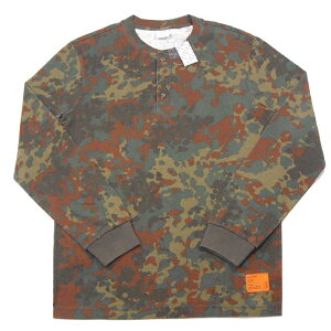 URBANOUTFITTERS【レアなフレクター迷彩のロンT】ヘンリーネック長袖Tシャツ【フレクターカモ】新品アーバンアウトフィッターズメンズUOBDGCPOASOSエイソスTOPMANトップマンChampionチャンピオンCarharttカーハートEPTMエピトミ