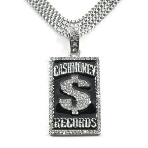 �⃁�b�L�y�T�E�X�V�[�������������背�[�x�����x�l�`�A���`�F�[���zCash Money Records �l�b�N���X�y�V���o�[/60cm�z�V�i �L���b�V���}�l�[���R�[�h �����Y ���f�B�[�X �j�����p SILVER �암 KIN