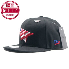 ROC NATION【9FIFTY★NEW ERAとのコラボ★同配色のピンズ★フリーサイズ】ベースボールキャップ【ブラック 星条旗】新品 ロックネイション ニューエラ キャップ メンズ レディース 男女兼用 Roc-A-Fella Records ROCAWEAR ヒップホップ ダンス HIP HOP【NEW YORK買い付け】