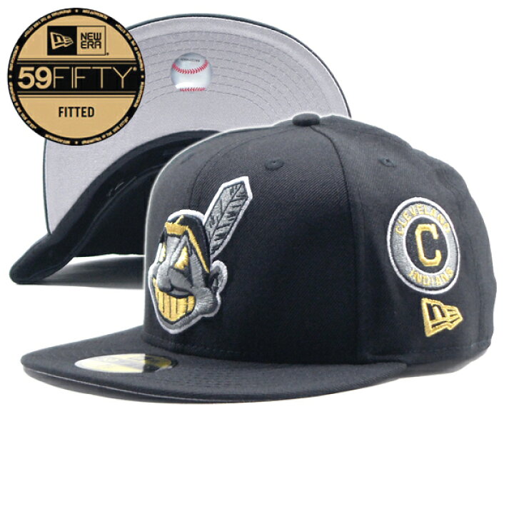 楽天市場】NEW ERA【59FIFTY☆左右両面のサイドパッチ】MLB Cleveland 