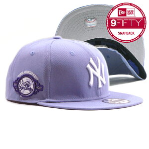 NEW ERA�y9FIFTY�����c�ݗ�100���N�L�O�T�C�h�p�b�`���t���[�T�C�Y�zMLB NEW YORK YANKEES �x�[�X�{�[���L���b�v�y�A�C���X ���F�z�V�i �j���[�G�� �L���b�v �����Y ���f�B�[�X �j�����p �j���[���[