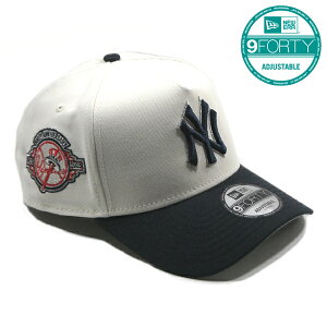 NEW ERA�y9FORTY��A-Frame�����c�ݗ�100���N�L�O�T�C�h�p�b�`�zMLB NEW YORK YANKEES �x�[�X�{�[���L���b�v�y�A�C�{���[/�l�C�r�[�z�V�i �j���[�G�� �L���b�v �����Y ���f�B�[�X �j�����p �j���[���[�N