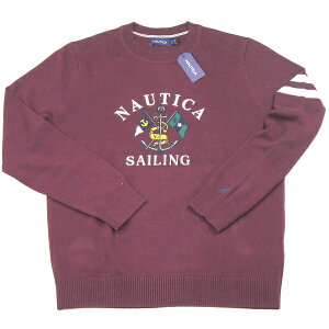 NAUTICA�y���h�J�̎��������d�オ�聚�Иr��2�{���C���zSAILING �N���[�l�b�N �ȃj�b�g�y�{���h�[ ���񂶁z�V�i �m�[�e�B�J �����Y �Z�[�^�[ �j�b�g �Z�[�����O J.CREW �W�F�C�N���[ TOMMY HILFIGER Ra