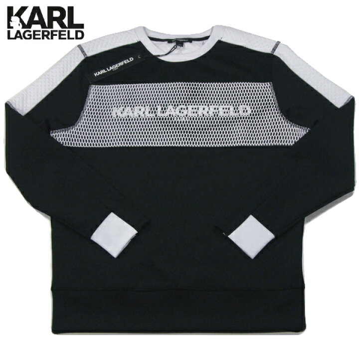 楽天市場】KARL LAGERFELD【海外限定☆ジャージ素材☆胸元の網目 
