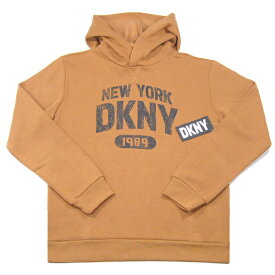 DKNY【BOYSサイズ★海外限定★ブランドイメージを覆すアメカジ王道】スウェット プルオーバー パーカー【ウィート 小麦色】新品 ダナキャラン ニューヨーク ボーイズ ユース 茶 メンズ レディース 男女兼用 Calvin Klein カルバンクライン ティンバーランド【NEW YORK買付】