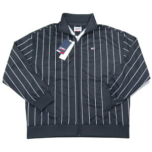 TOMMY JEANS【バックはビッグロゴのワッペン刺繍】トラック ジャケット【ブラック/ホワイト】新品 トミー ジーンズ メンズ ジャージ TOMMY HILFIGER JORDAN ジョーダン NIKE ナイキ TROOP トゥループ adid