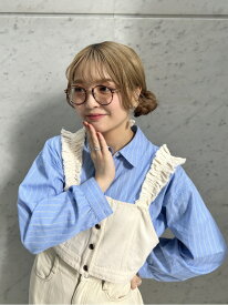 【SALE／55%OFF】デニム/ツイルマルチWAYフリルビスチェ Samansa Mos2 サマンサモスモス ジャケット・アウター ダウンジャケット・ダウンベスト ブラック ホワイト ブルー【RBA_E】[Rakuten Fashion]
