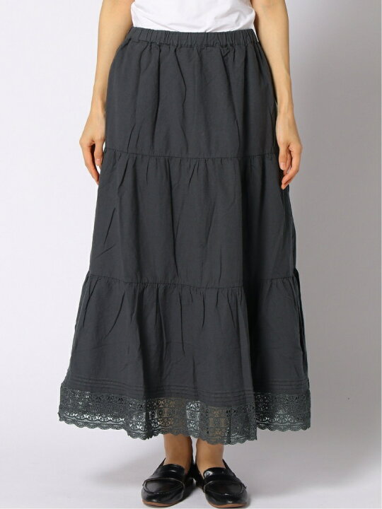 楽天市場】【SALE／50%OFF】Samansa Mos2/ティアード裾レーススカート  